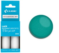 Cube Lackreparaturstift Set FLASH PETROL Matt