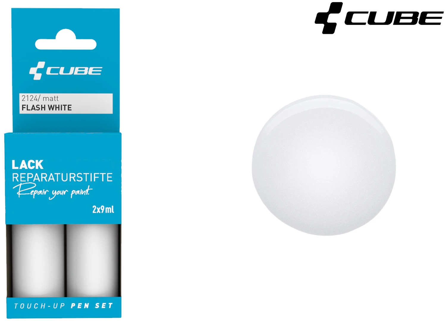 Cube Lackreparaturstift Set FLASH WHITE – Bild 3