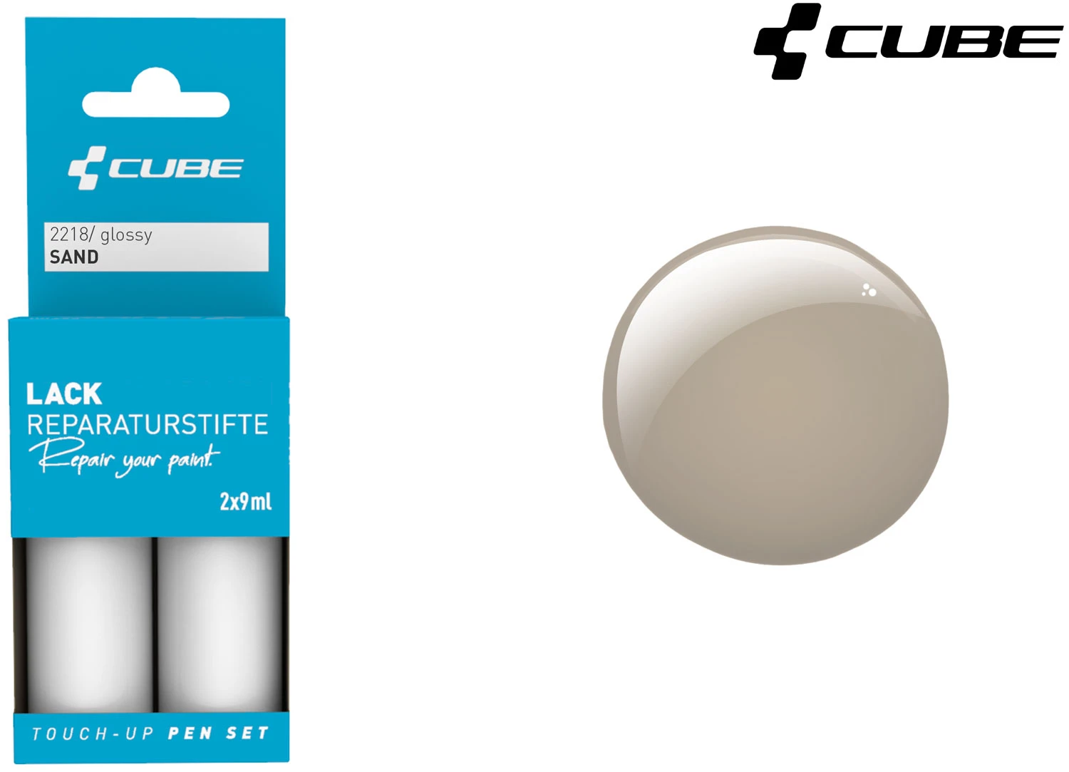 Cube Lackreparaturstift Set SAND – Bild 2