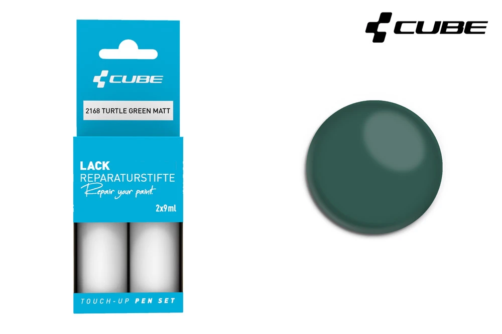 Cube Lackreparaturstift Set TURTLE GREEN Matt – Bild 2