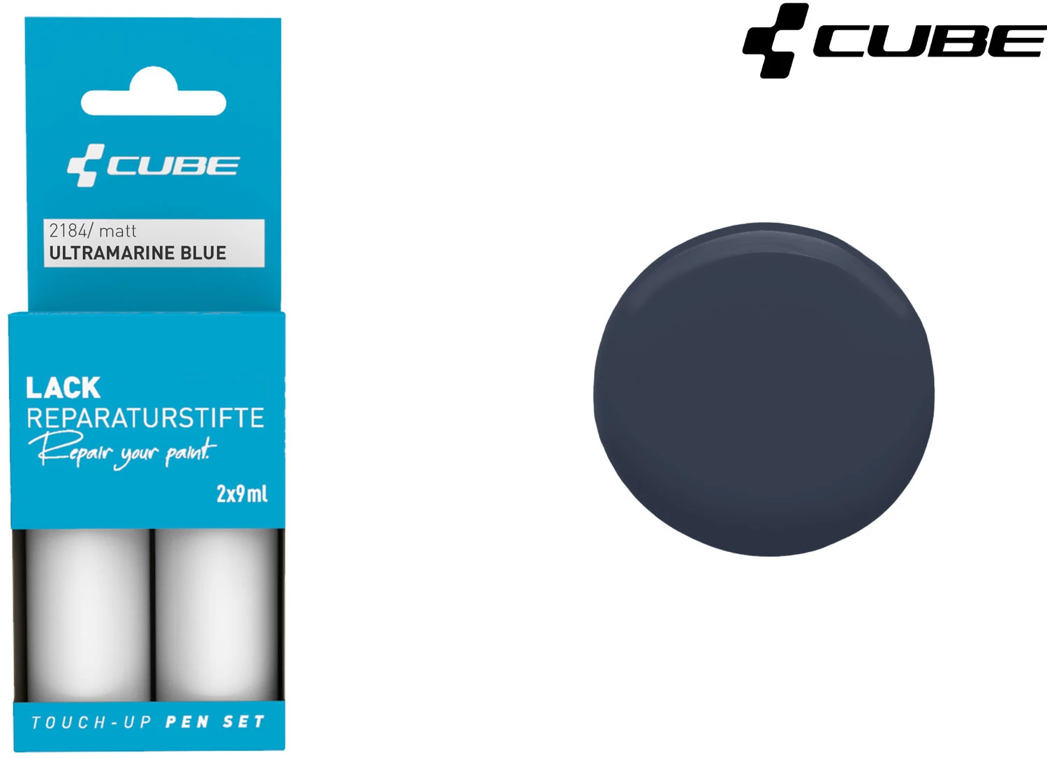Cube Lackreparaturstift Set ULTRAMARINE BLUE – Bild 3