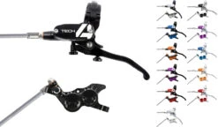 HOPE Tech 4 V4 Stahlflex Scheibenbremse - Hebel Links