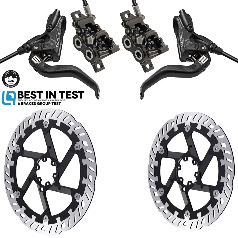 MAGURA MT5 Scheibenbremsen-Set + MDR-P