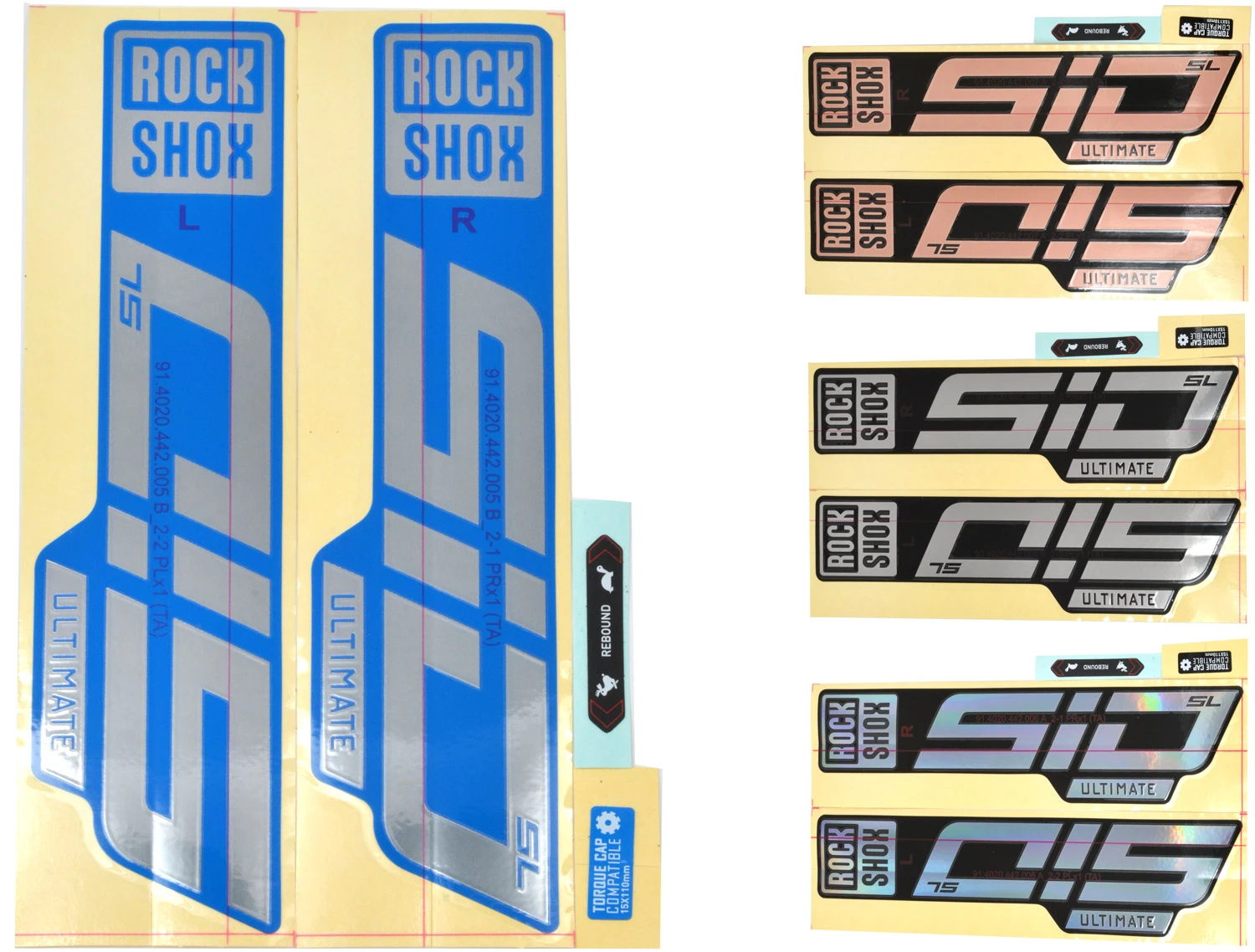 ROCKSHOX SID SL Ultimate Aufkleber-Set