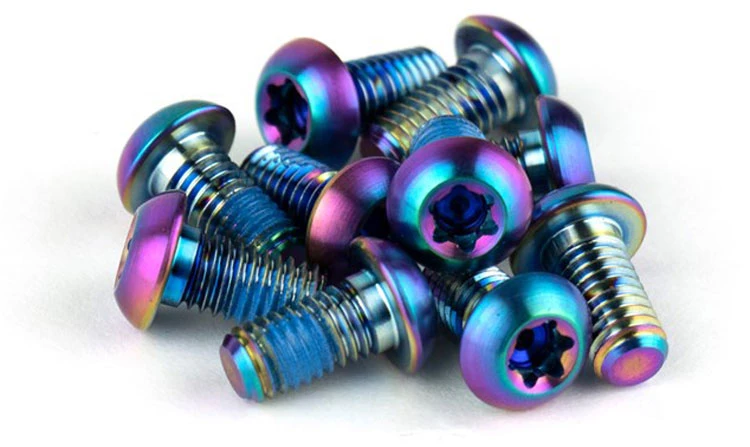 SRAM Bremsscheiben Befestigungsschrauben Titan 12 Stück – Bild 2