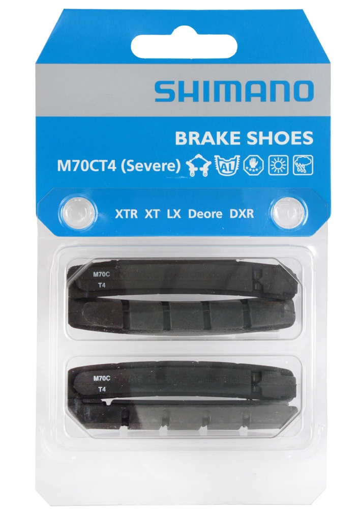 Shimano M70CT4 V-Brake Beläge Für XTR/XT/LX/DEORE (Extremeinsatz) – Bild 2