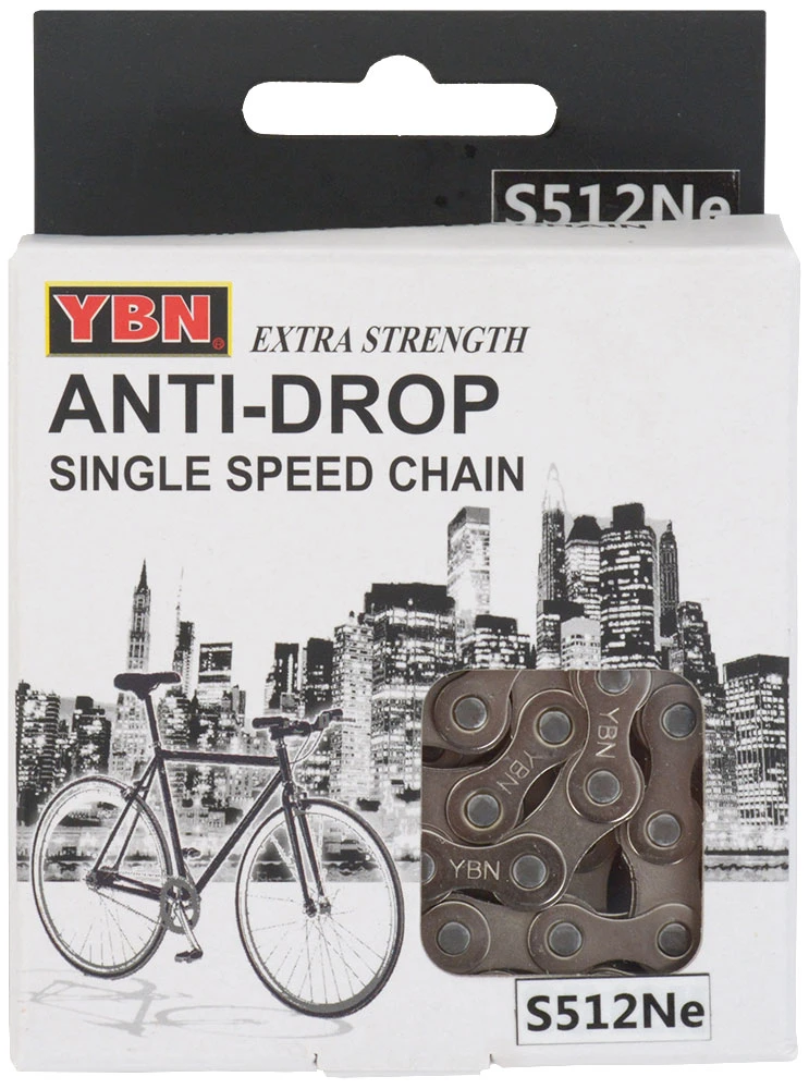 YBN Singlespeed E-Bike Kette S512Ne S2 136 Glieder 1/2”x3/32” – Bild 2